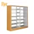 Import metal bookshelf library shelf school library furniture from China