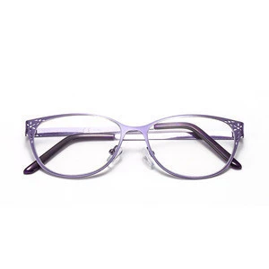 Metal Hollow women purple italy design ce  progressive 1 reading glasses