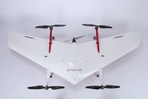 MILVUS VTOL Fixed Wing Drone Battery Powered Delta wing UAV Long Range Mapping Surveillance Drone
