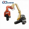 mini excavator sheet piling hammer equipment pile driving vibrators and pile driver for sale