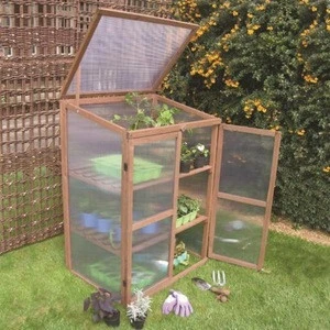 Mini Garden Greenhouse With Wooden Frame