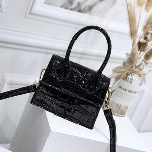 Mini Small Square bag 2020 Fashion New Quality PU Leather Women&#39;s Handbag Crocodile pattern Chain Shoulder Messenger Bags