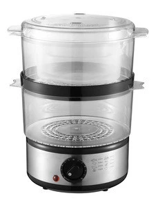 mini stainless steel electric tower steamer