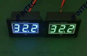 Mini Voltage Meters,Electrical instrument Voltage Meter DC15~120V, LED voltage meter waterproof