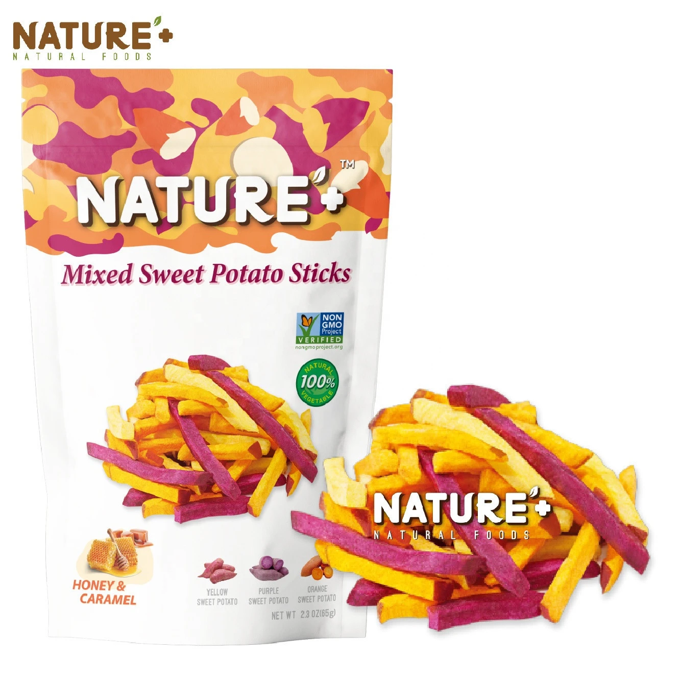 Mixed Sweet Potato Sticks | Honey and Caramel | Healthy Snacks | Real Vegetable Made | Distributor Agent Required |