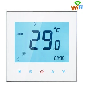 modbus programmable room thermostat for heating