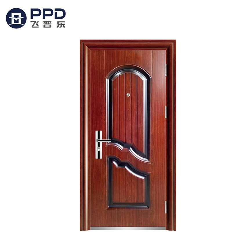 Modern and fashionable designs china suppliers with high quality lower price single door and steel door