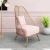 Import Modern creative design iron art living room sofa chair hotel commercial high back sofa chair from China