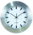 Import Modern Design  Home Decor Metal Quartz Round Aluminum Wall Clock from China