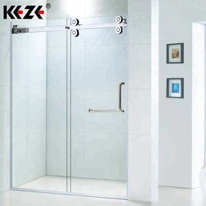 Modern frameless pivot glass shower screen shower room glass