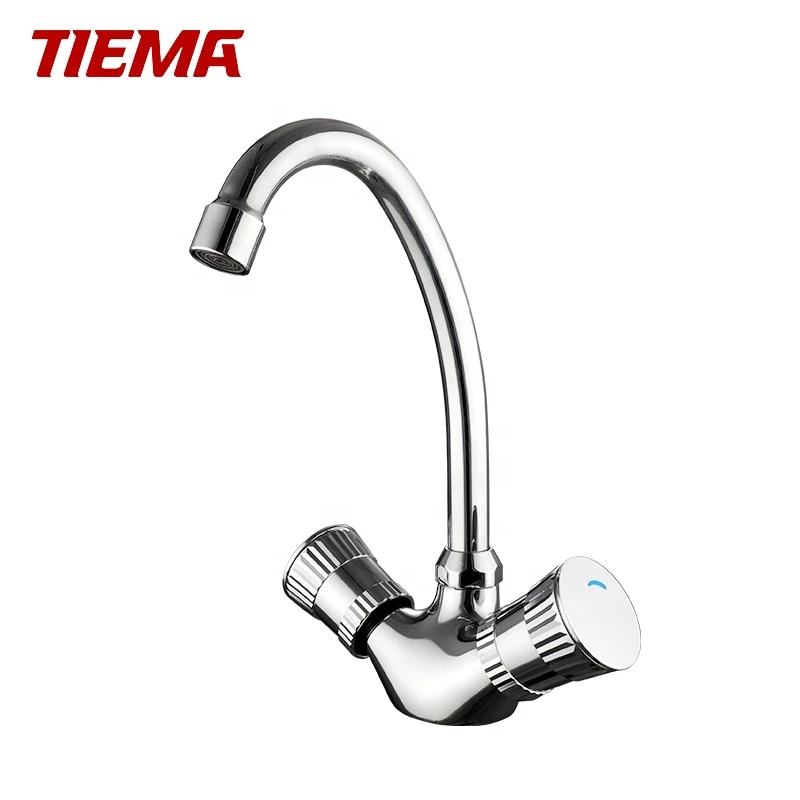 Modern hot selling factory good price brass water two handle sink kitchen faucets
