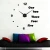 Import Modern Luxury Creative Products 2021 3D Clocks DIY Wall Clock Acrylic Sticker Big Digital Clock Horloge Quartz Home Decor Art from China