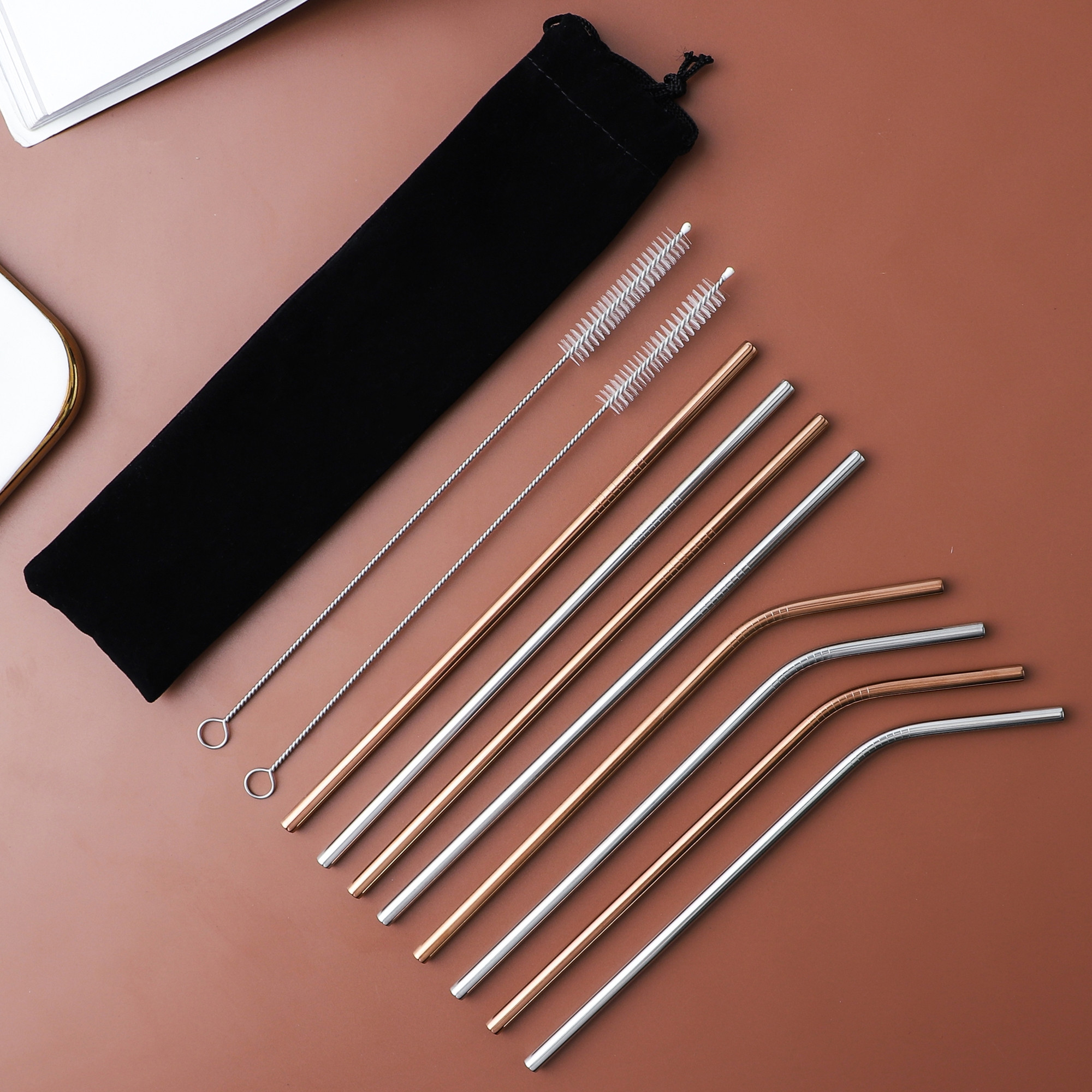 Buy Modern Style Wholesale Reusable Custom Stainless Steel Straw Metal ...