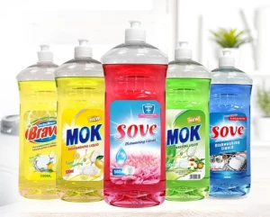 MOK Brand Wholesale Powerful Cleaner Kitchen Detergent Chemicals For Home Bottle Packing Bulk DishWashing Liquid
