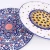 Import Moroccan style 10.5 Inch Flat dish Salad plate Under Glazed Breakfast plate Western steak plate from China