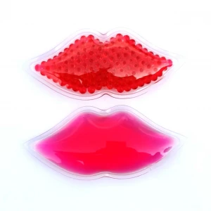mouth lip shape Gel Beads Hot Cold Pack