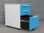 Import movable 3 drawers mobile steel file cabinet with locking from Luoyang China from China