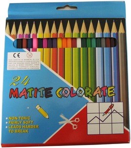 multi colored leaded pencil,students school natural wood colored pencils