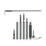 Multi-Function Shockproof Aluminum Lightweight Flintstone Trekking Hiking Pole  Walking tactical walking stick