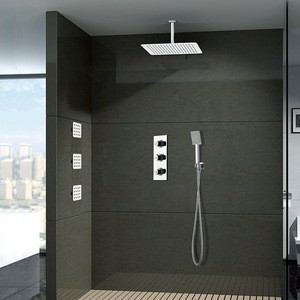 Multi-function wall mounted shower set Bathroom Faucet Accessories rainfall shower head set