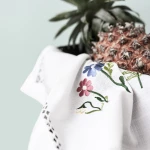 Multi-functional home dinner table microwave oven small towel dust-proof cover cloth embroidered napkins