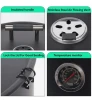 multifunctional outdoor 3 layer oil drum charcoal upright barrel smokers grill vertical 18 inch barrel smoker