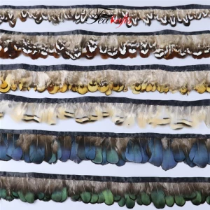 Multiple Style Pheasant Feathers Novelty Costumes Sewing Fabric 3-8cm Pheasant Feather Trim Handmade Crafts