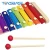 Import Musical Instruments Eight Tone Wooden Toy  Harp Knock Piano | Cocina De Juguete De Madera from China