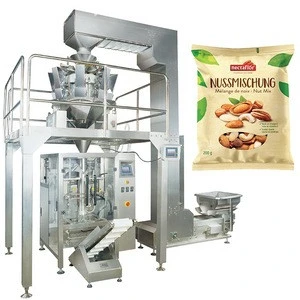 muti-function automatic granule nuts sunflower seeds pouch packing sealing machine