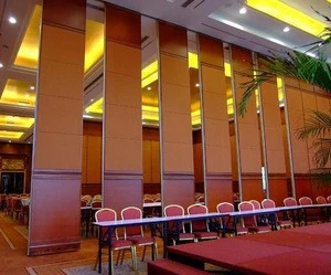 Muti-function hall folding partition wall high quality room space saving furniture from foshan city