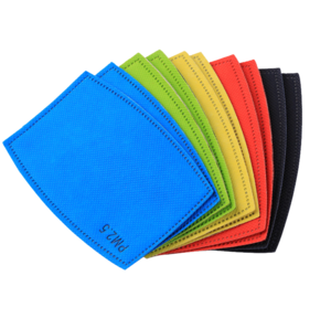 N1555 10pcs/bag Varicolored5 Layers Of Protective Filter Core Activated Carbon Melt-blown Fabric Filter Colorful Adults Filters