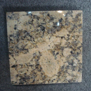 Natural granite tile dark gold granite stone for outdoor wall paving