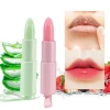 Nature friendly cosmetics waterproof lip balm dry chapped fruit flavor lip balm