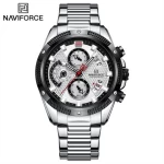 NAVIFORCE 8021 SW Wholesale Luxury Brand Quartz Watch Man Wrist Stainless Steel Watch Calendar Date Wrist Watches Male Clock OEM