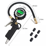 Neoteck Digital Car EU Tire Air Pressure Inflator Gauge LCD Display LED Backlight Vehicle Tester Inflation Monitoring Manometro