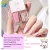 Import NEW 2021 Private label cute double colors nail polish Water Based Air Dry  matte halal gel nail polish set  For Nail Manicure from China