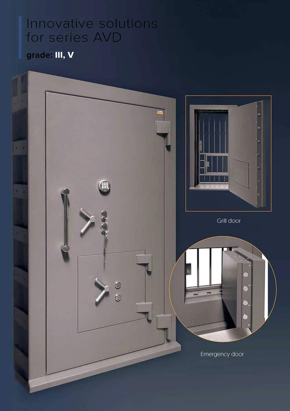 New Arrival High Security Safe Doors ,Heavy Steel Vault doors