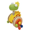 new arrival hot selling baby pushing car toy educational animals wooden pushing toys for kids