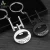 Import NEW Arrival Star Trek 3 Bottle Opener Keychains Metal Alloy silver black keyring chain for fans souvenirs from China