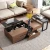 Import New Chinese Design Living Room Side Table Wood Lift Up Coffee Table Furniture Sets from China