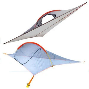 new design cool waterproof light hammock glamping hard shell roof top tree tent