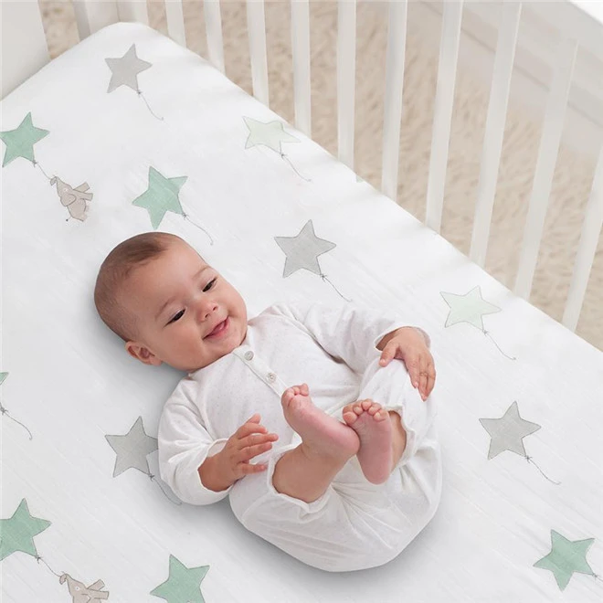 New Design Full Waterproof Protect Crib Size Baby Terry Fitted Sheet
