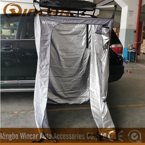 New Design rolled door Shower changing room Shower Tent with Silver Coated