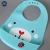 Import New Design Silicone Baby Bibs with waterproof Comfort-Fit Neck Rolls from China