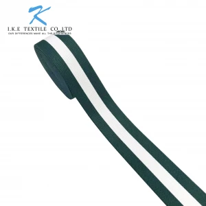 New design soft stripe elastic band customized elastic jacquard underwear logo waistband custom nylon elastic