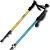 New EVA form handle Folding Alpenstock  Aluminum Alloy Collapsible Trekking Pole walking stick for Hiking Walking climbing