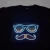 Import New Fashion Party Led On Voice Activated T-shirt New Voice Controlled Luminous T-shirt EDC from China