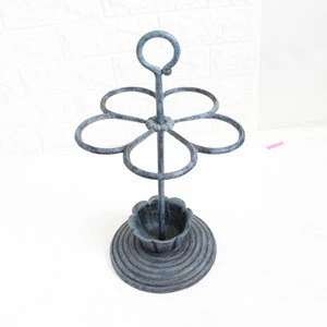New high quality indoor disasssembled cast iron umbrella stand