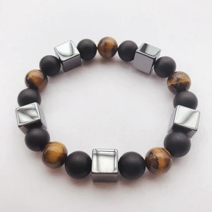 New Natural Stone Bead Hand Bracelet  Men&#39;s Charm Bracelet
