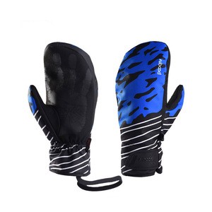 New products Skull style custom colorful  design men ski gloves